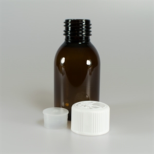 100ml Amber PET flaske